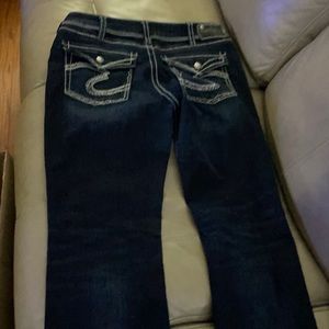 Silver jeans